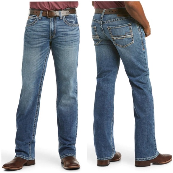 Ariat Other - Ariat M5 Slim Straight Jeans Stillwell Fargo Rugged Western Cowboy Sz 31 x 32